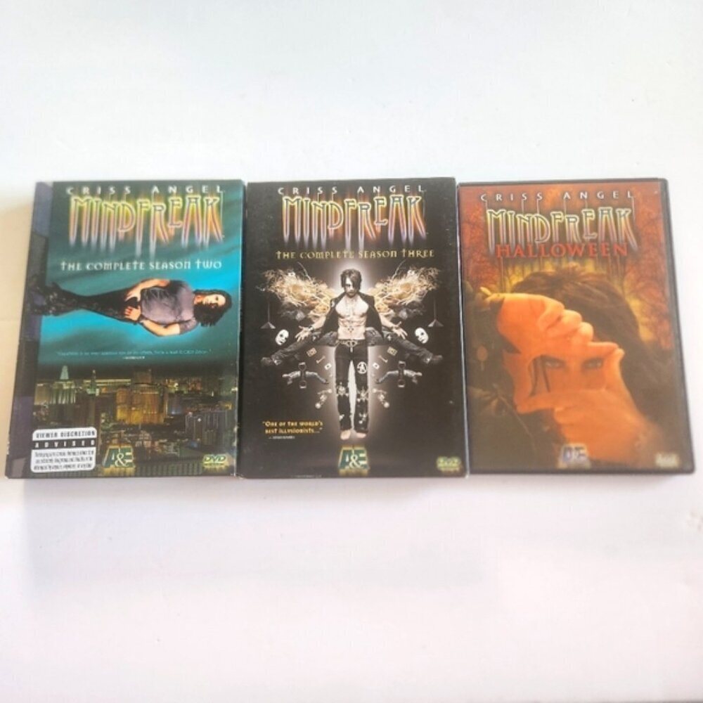 Chris Angel Mindfreak DVD Season 2 3 Halloween Special A&E Goth Magic